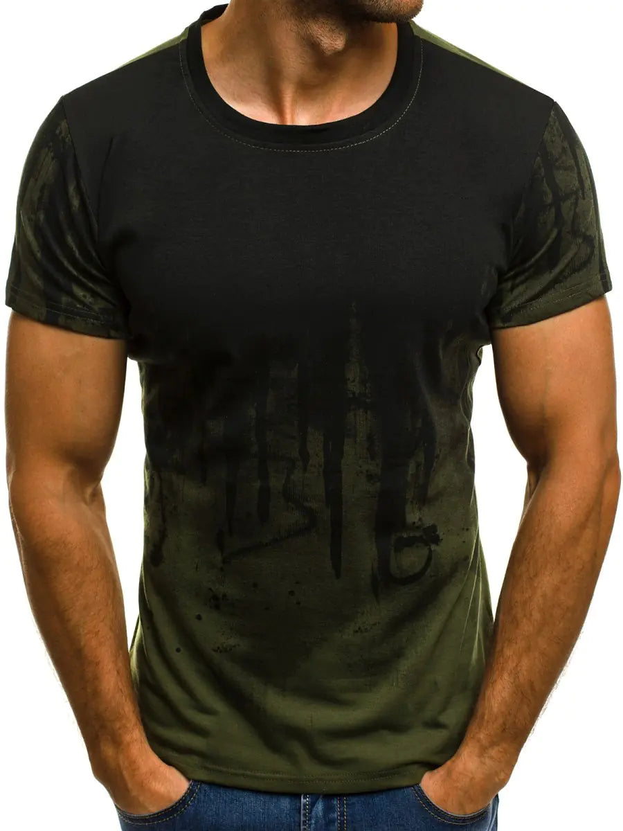Romero's Summer Camouflage Short Sleeve T-Shirt for Fitness
