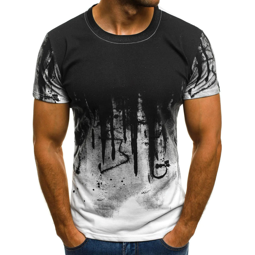 Romero's Summer Camouflage Short Sleeve T-Shirt for Fitness