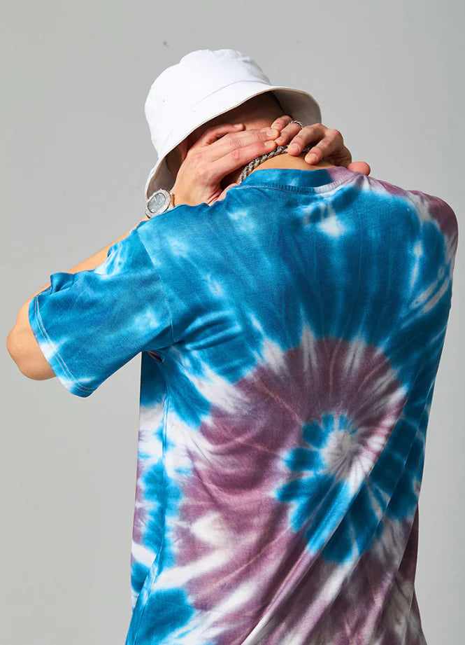 Romero's Men's 2020 Spring/Summer Unique Tie-Dye T-Shirt