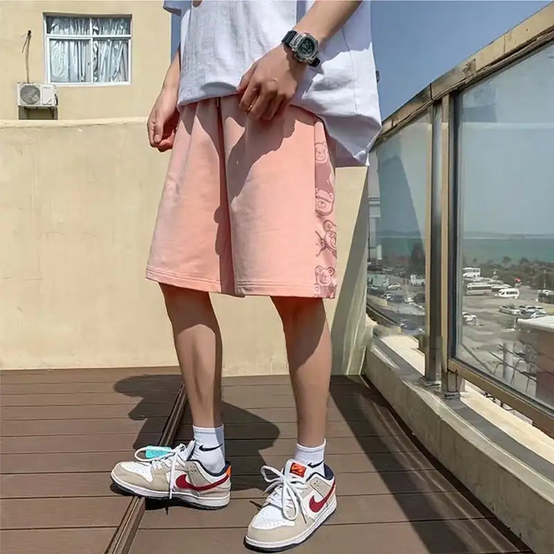 Romero's Men's New Loose Quarter Printed Beach Pants