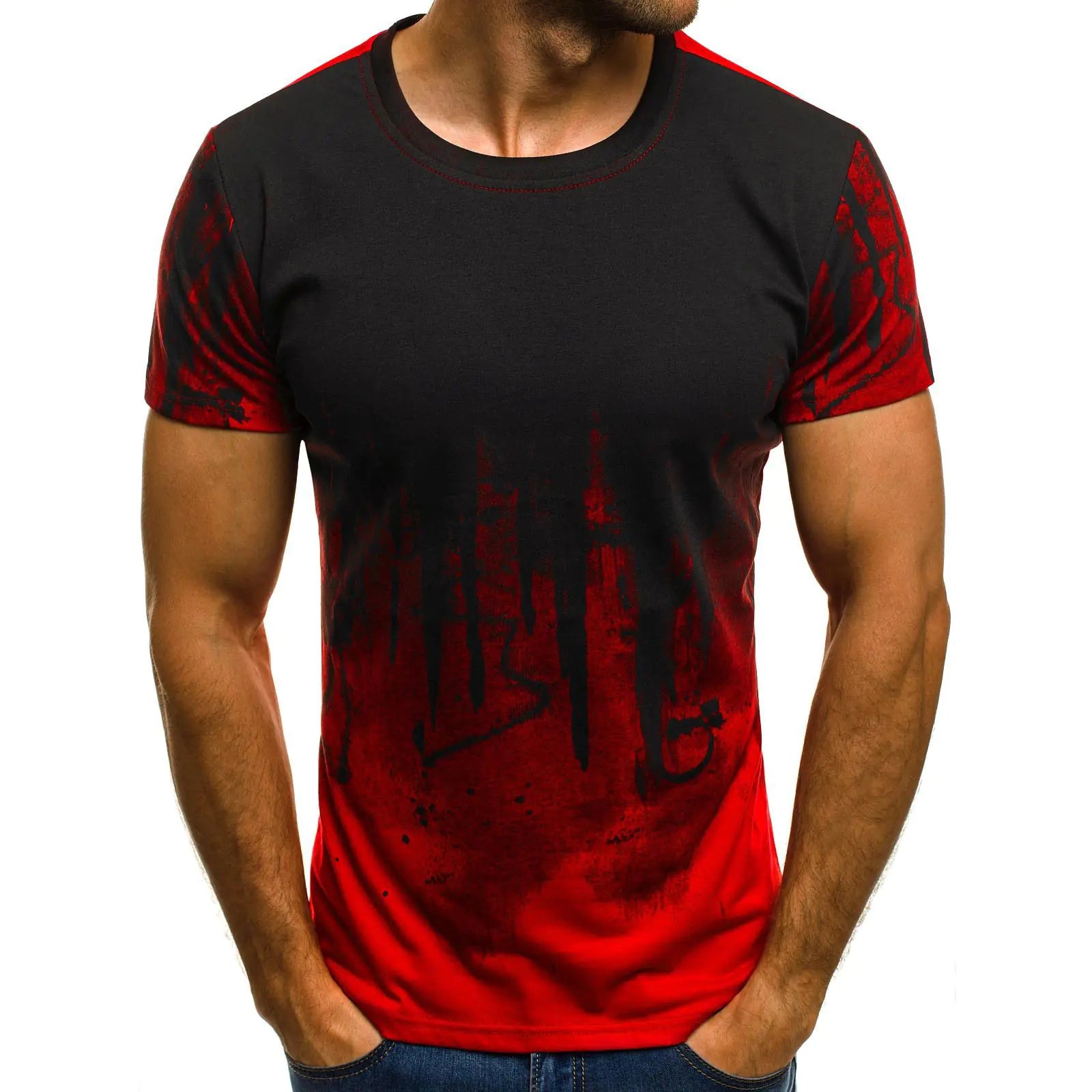 Romero's Summer Camouflage Short Sleeve T-Shirt for Fitness