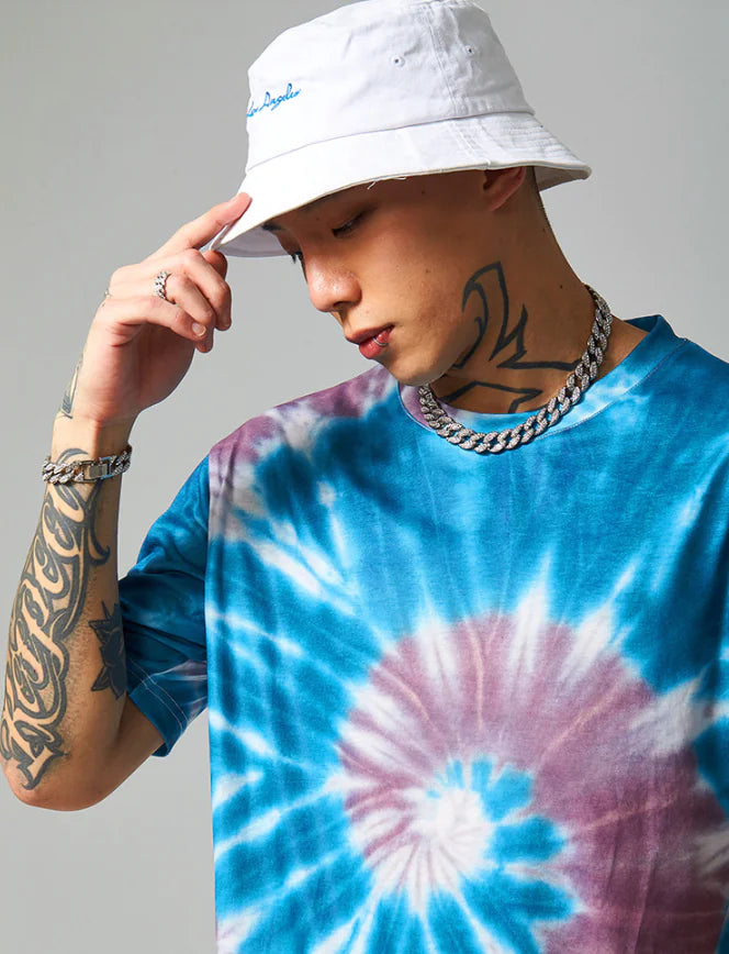 Romero's Men's 2020 Spring/Summer Unique Tie-Dye T-Shirt