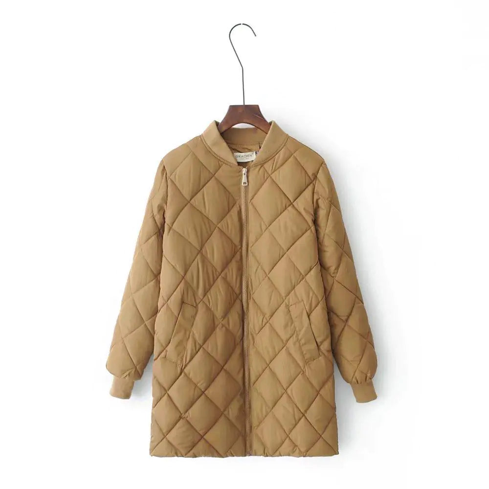 Romero's Stylish Long Cotton Coat for Couples - Women's Top