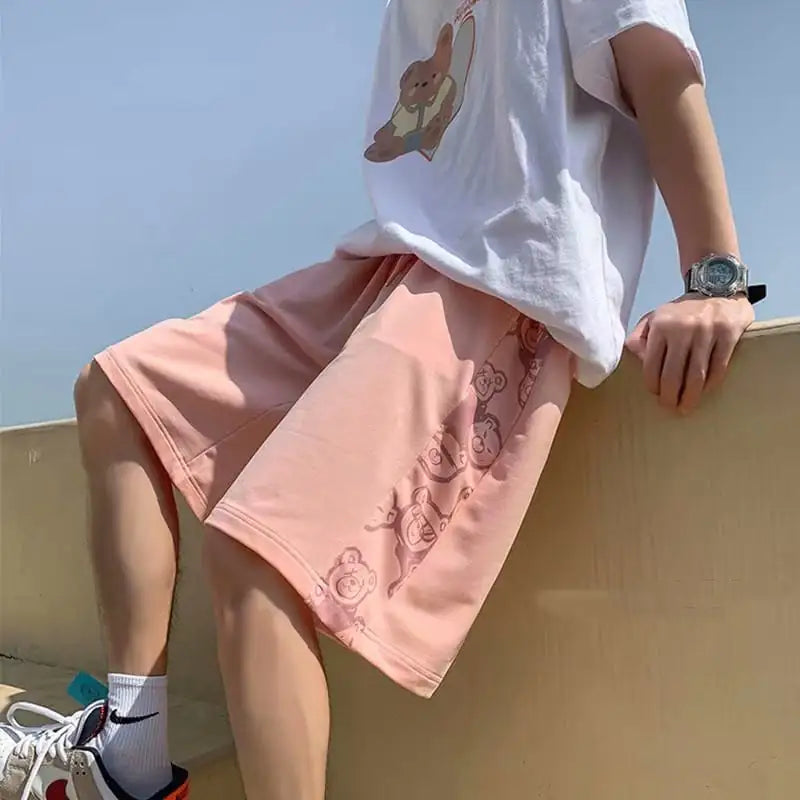 Romero's Men's New Loose Quarter Printed Beach Pants