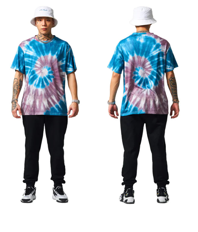 Romero's Men's 2020 Spring/Summer Unique Tie-Dye T-Shirt
